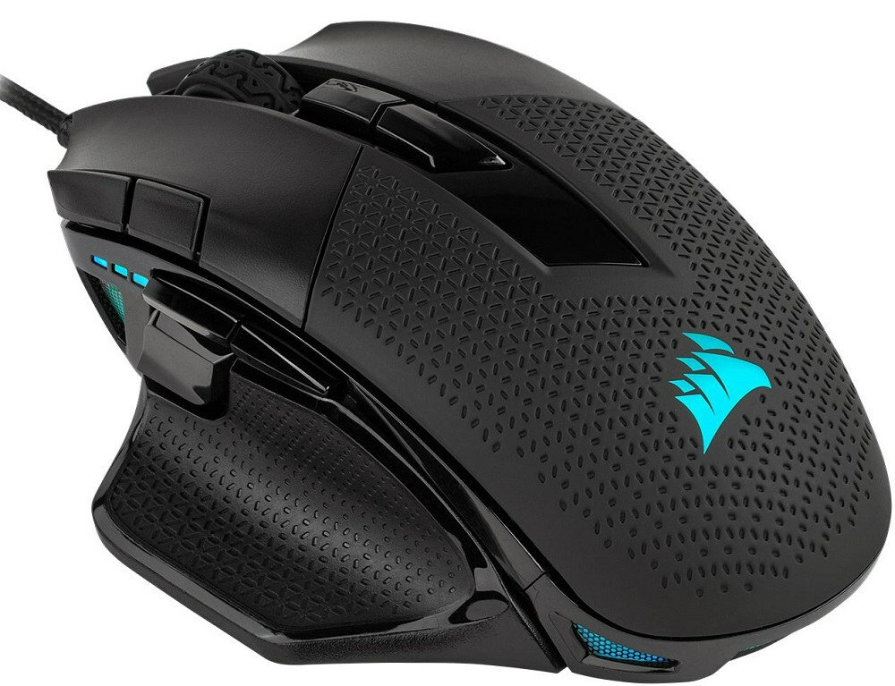 Mysz CORSAIR Nightsword RGB Czarny - Programowalne przyciski