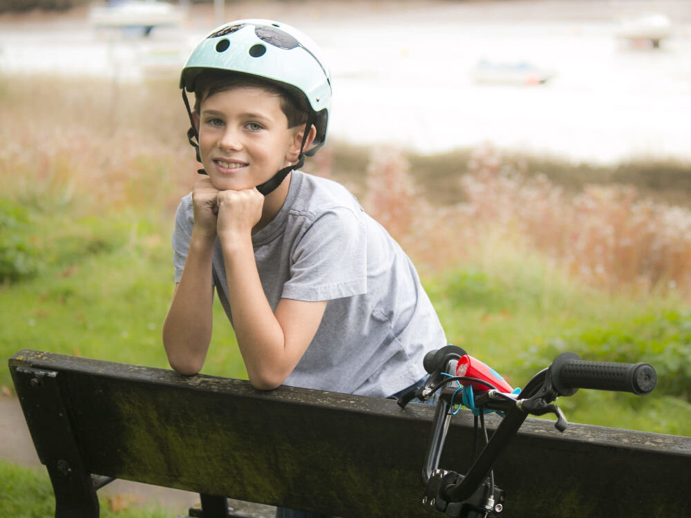 Kask HORNIT Aviators Small Niebieski dla Dzieci (rozmiar M) regulacja rozmiar obwód głowy