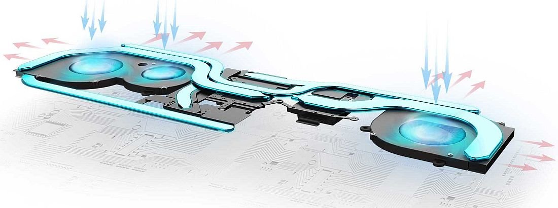 Laptop MSI P65 Creator - Chłodzenie