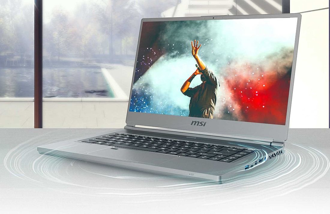 Laptop MSI P65 Creator - dźwięk