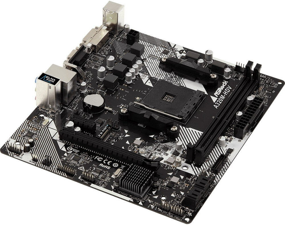 Płyta główna ASROCK A320M-HDV R4.0 - nieiwelkie rozmiary