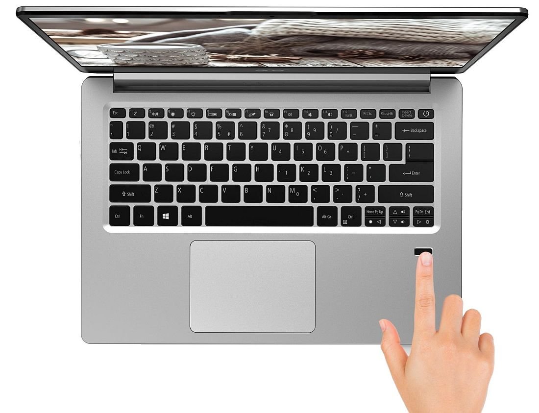 Laptop ACER Swift 1 - Czytnik linii papilarnych