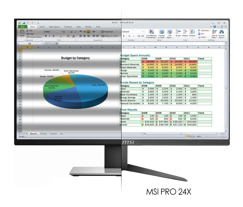 Komputer All-in-One MSI Pro 24X 7M - Anti-Flicker