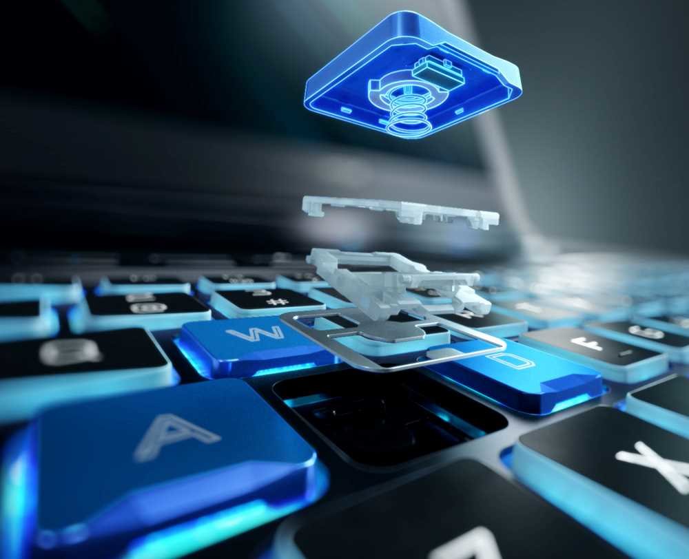 Laptop ACER Predator Helios 700 - klawiatura 