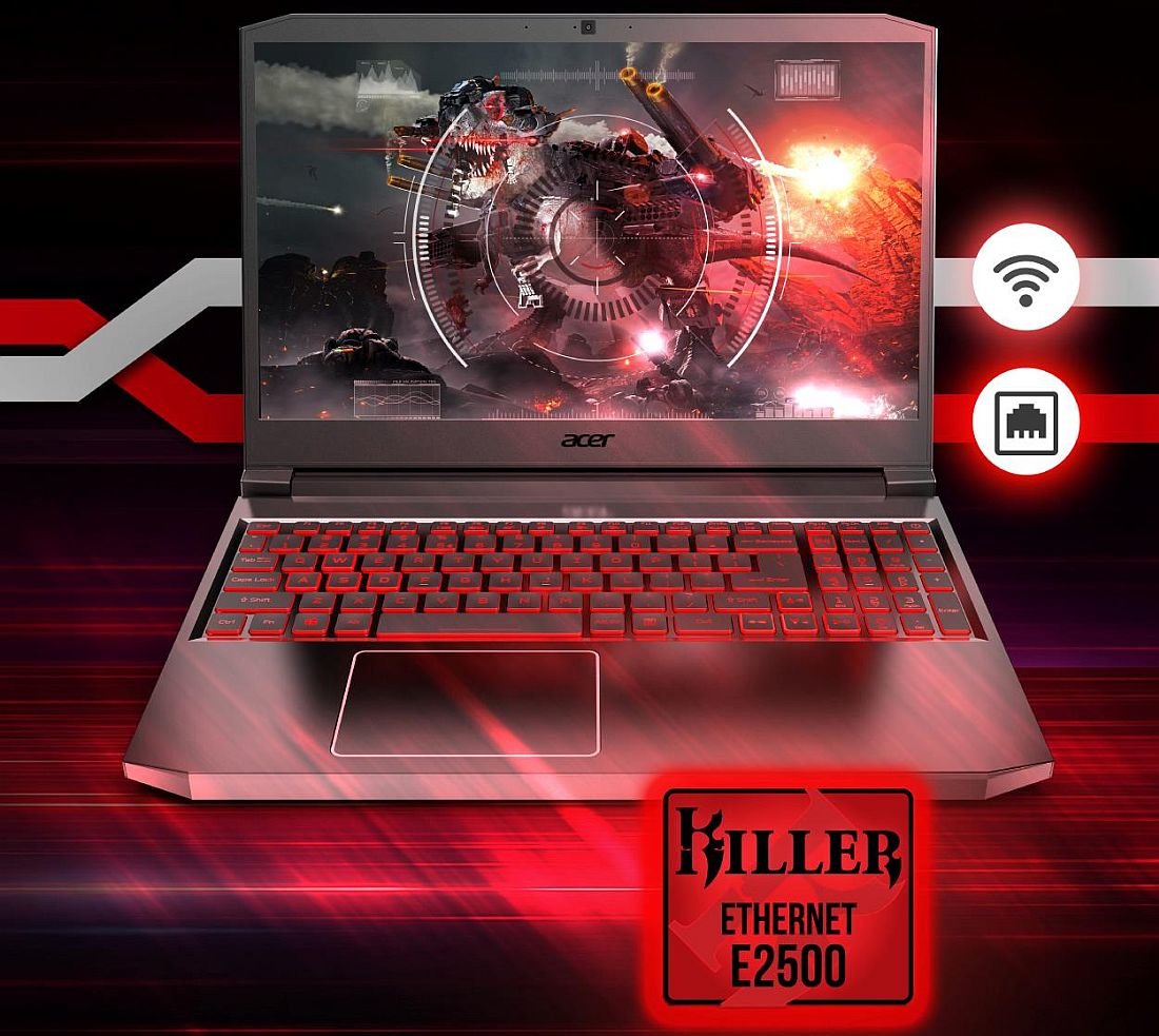 Laptop ACER Nitro 7 Dell - łączność