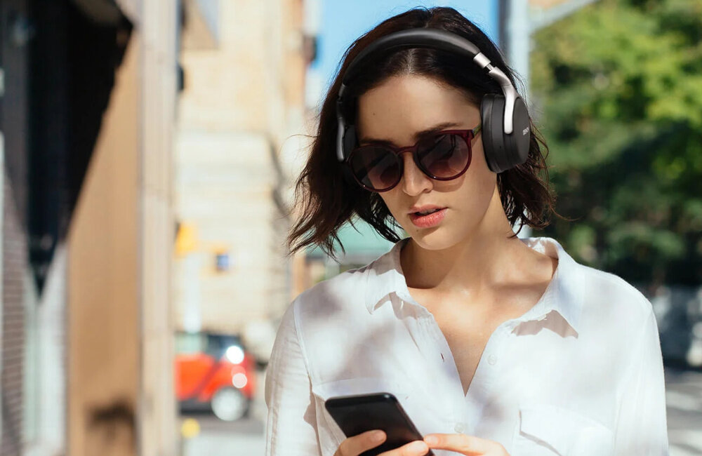 SŁUCHAWKI DENON AH-GC25W NAUSZNE CZARNE Bluetooth