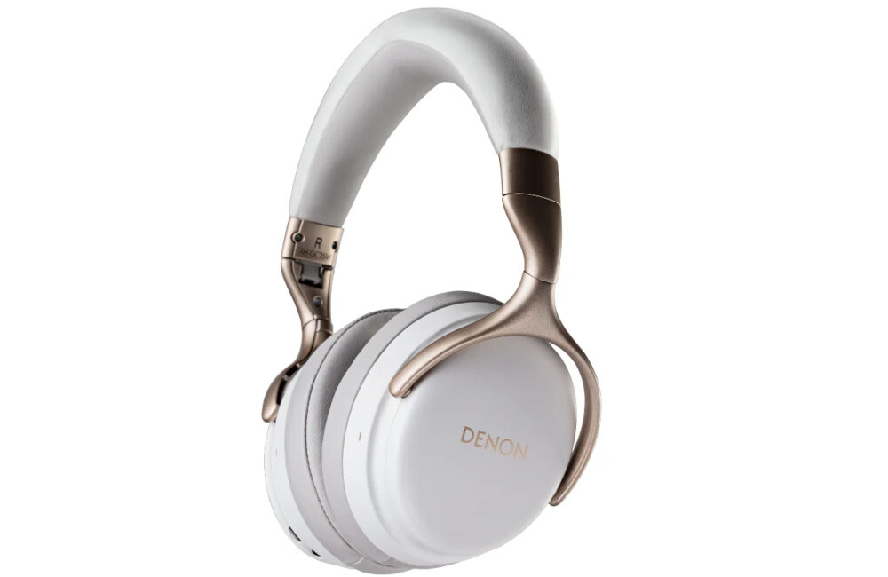 SŁUCHAWKI DENON AH-GC25W NAUSZNE BIALE Clear Voice Capture