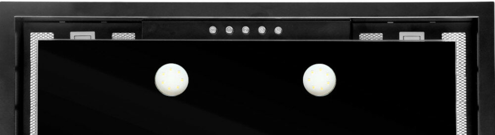 Okap VDB WGS 60/35 Czarny led