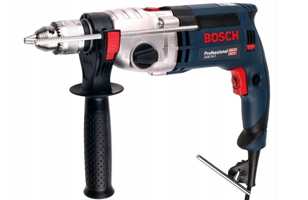 Wiertarka udarowa BOSCH Professional GSB 24 2 Pewny chwyt