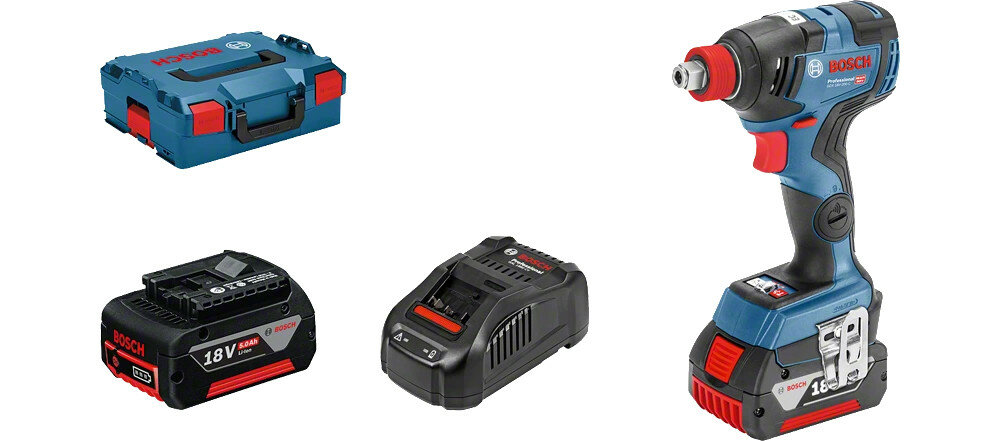 Zakrętarka udarowa BOSCH Professional GDX 18V-200 C 06019G4201 rekojesc led oswietlenie