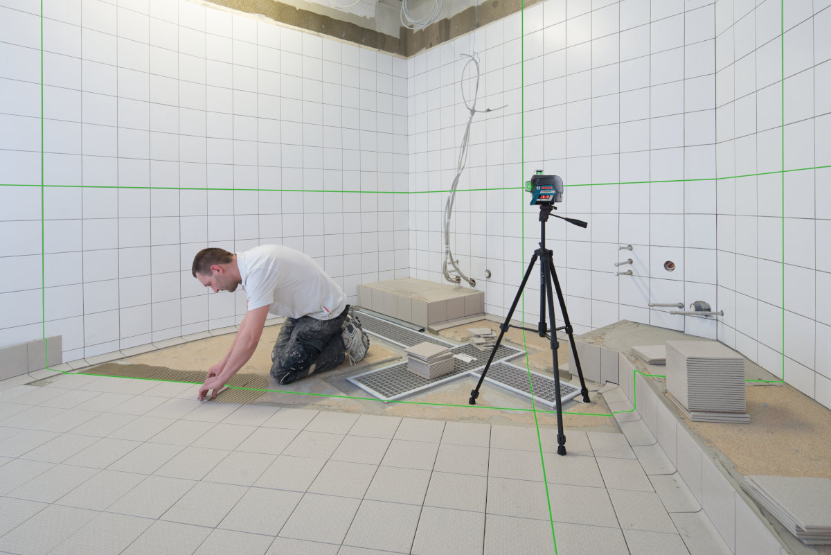 Laser liniowy BOSCH GLL 3-80 CG wytrzymałość niskie wysokie temperatury