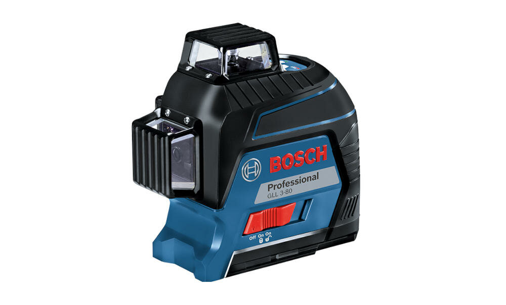 BOSCH GLL 3-80 laser wyznaczanie płaszczyzny linie poziome pionowe krzyżowe skos