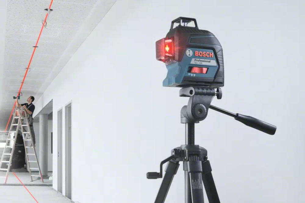 BOSCH GLL 3-80 odbiornik współpraca