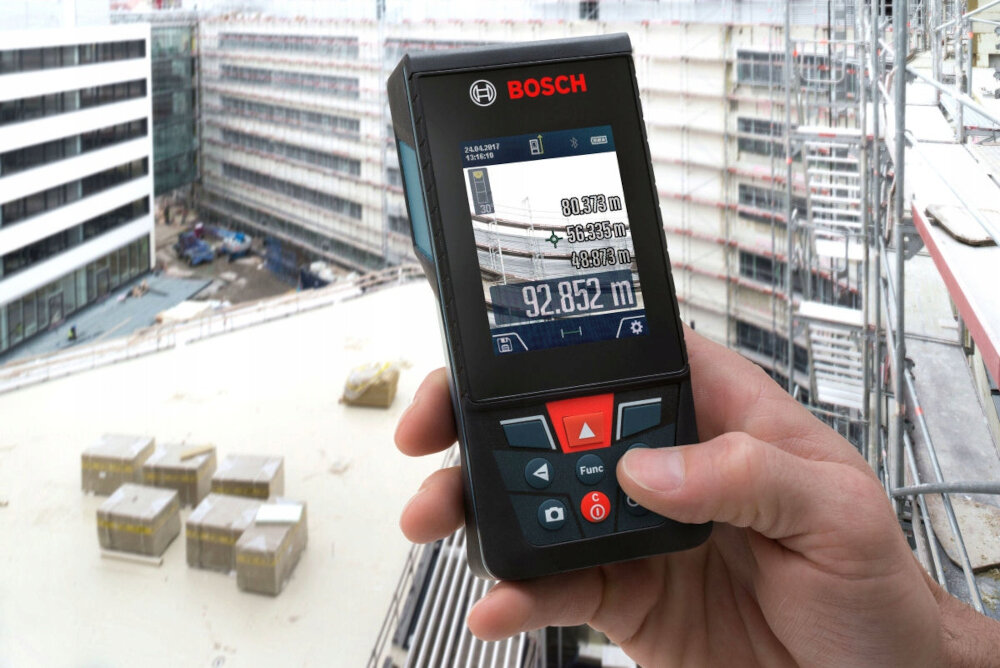 Dalmierz laserowy BOSCH GLM 120 C mierzenie do 120 metrów