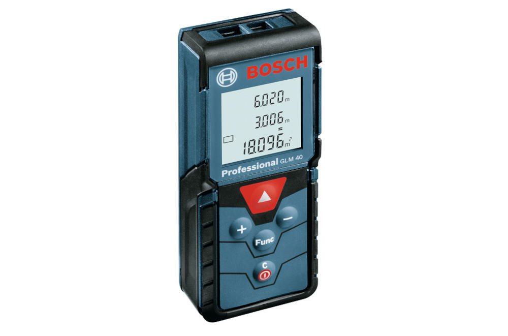 BOSCH Professional GLM 40 dalmierz wielofunkcyjny kompaktowy pomiar długość powierzchnia kubatura