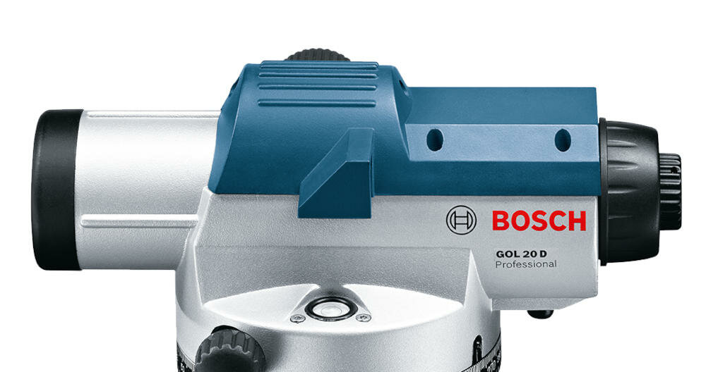 BOSCH GOL 20 D płynne ustawienia kąt pryzmat pentagonalny libella pudełkowa