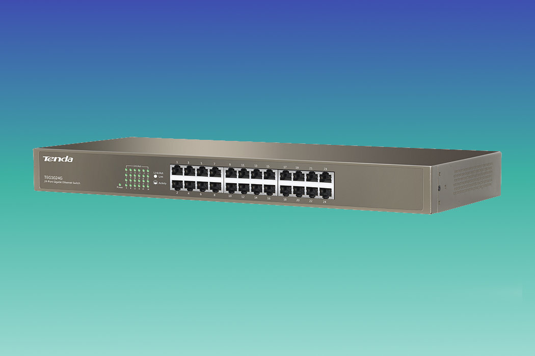 Switch TENDA TEG1024G 24-portowy ekonomiczny szybki do rozbudowy