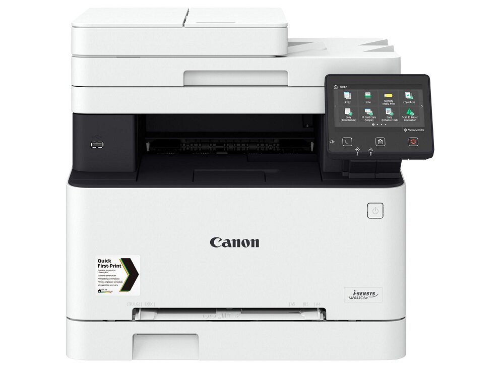 Urządzenie CANON i-SENSYS MF643CDW - wygląd ogólny funkcjonalność kod PIN