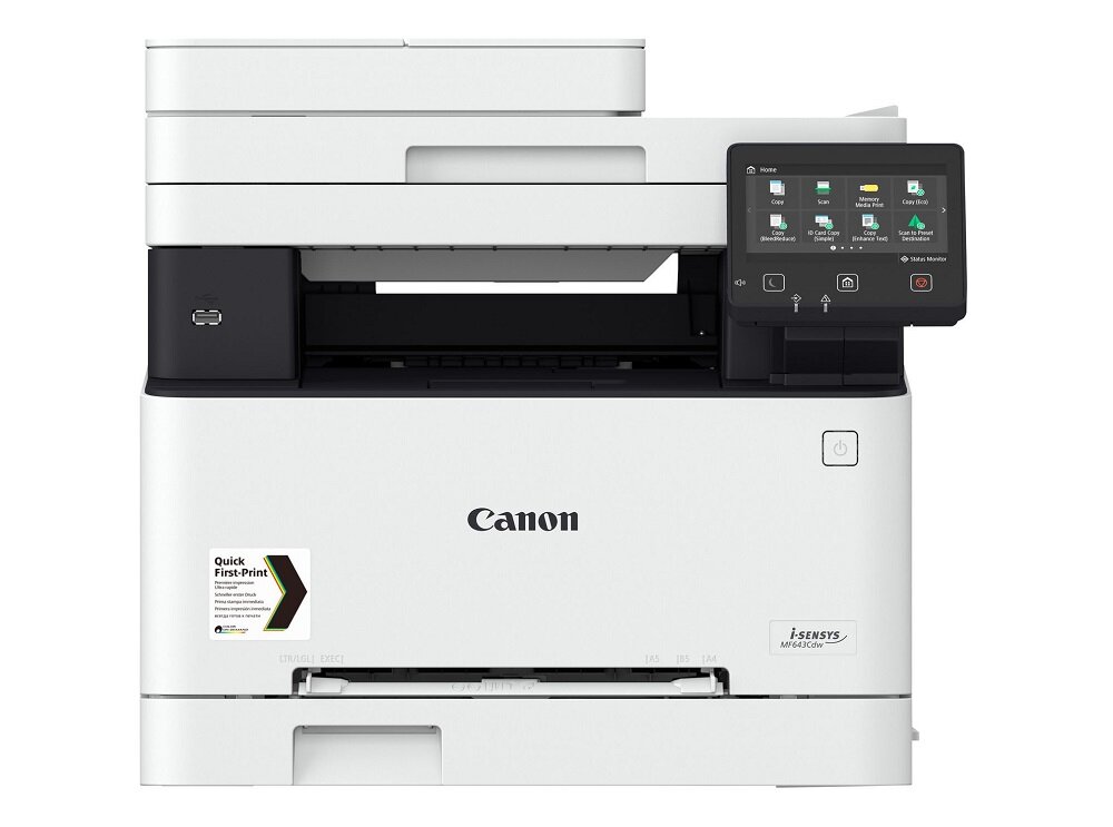 Urządzenie CANON i-SENSYS MF643CDW - łatwość obsługi wyświetlacz LCD
