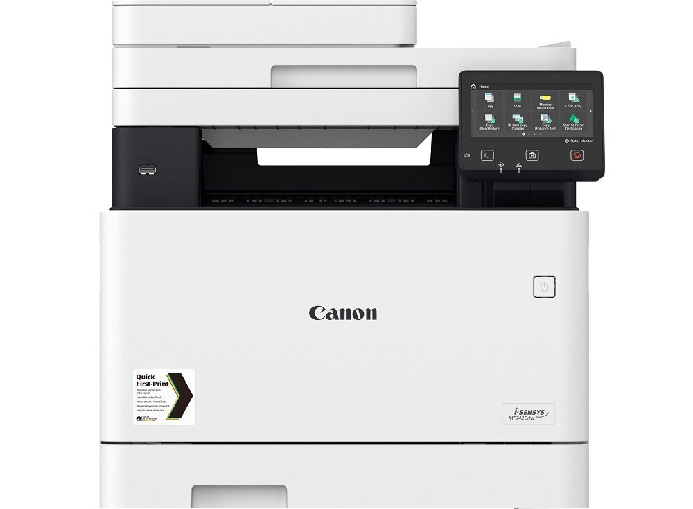 Urządzenie CANON i-SENSYS MF742CDW - łatwość obsługi wyświetlacz LCD