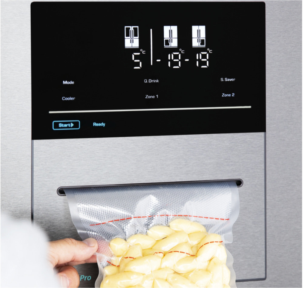 Lodówka SHARP SJ-F2560EVA - Sprytne przechowywanie to pakowanie!