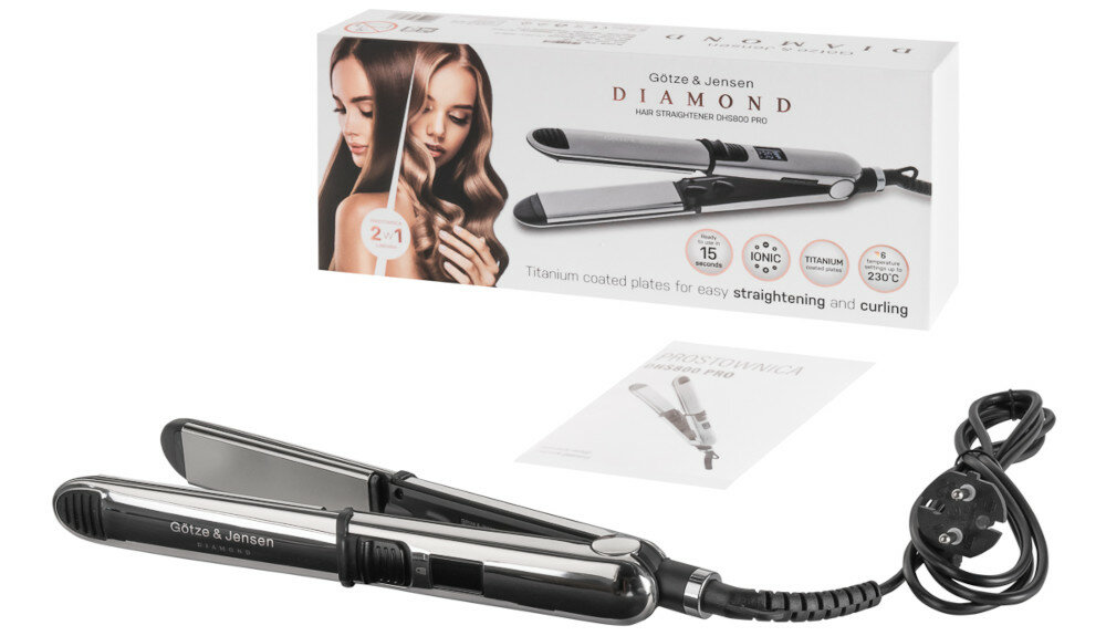 Prostownica-Götze-&-Jensen-DHS800-PRO automatyczne wyłączanie