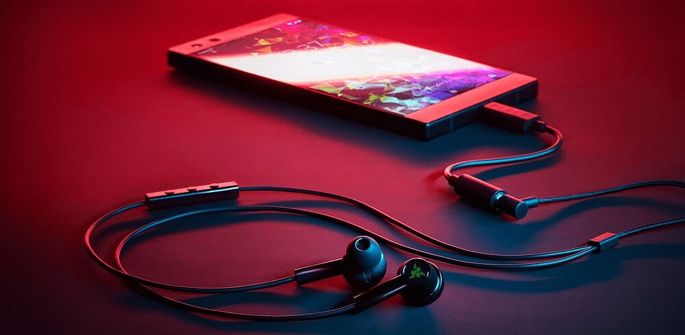 Słuchawki dokanałowe RAZER Hammerhead Duo kabel długość przedów 