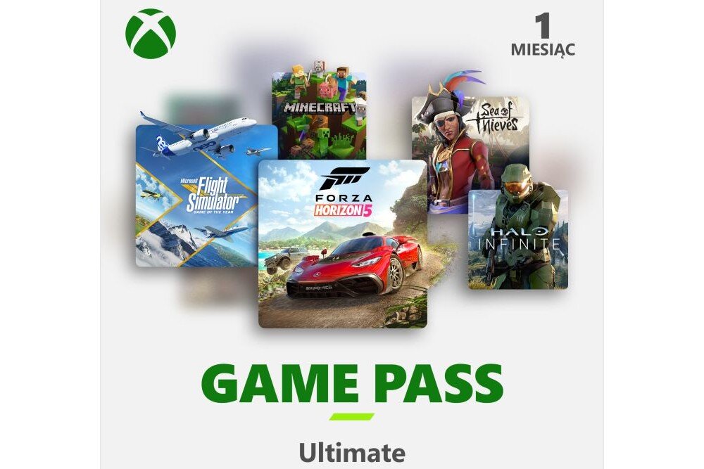 MICROSOFT Xbox Game Pass Ultimate 1 miesiąc Kod aktywacyjny niskie