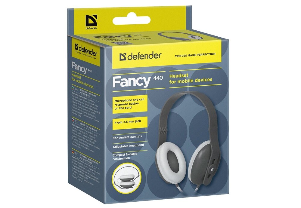 Słuchawki DEFENDER Fancy 440 - Mini Jack 3,5 mm szybkie i sprawne podłączenie