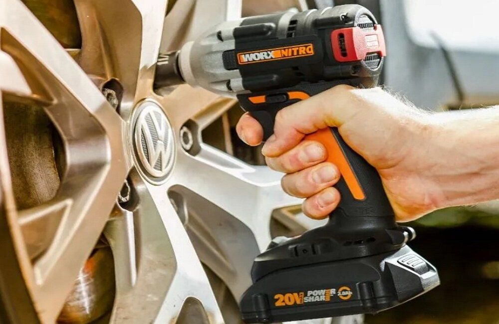 Klucz udarowy WORX WX279 9 Wygoda użytkowania nowoczesna stylistyka.