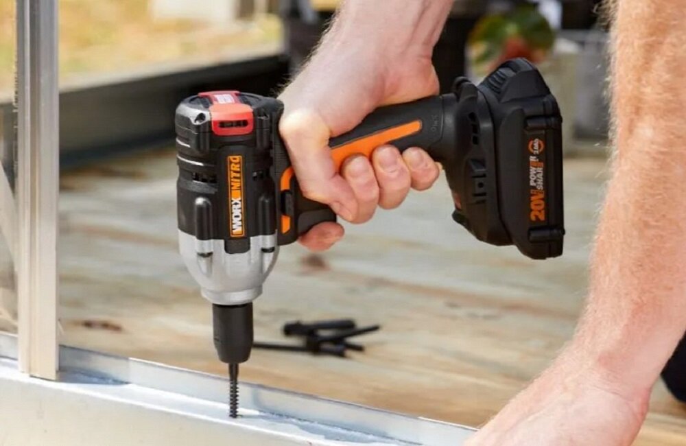 Klucz udarowy WORX WX279 9 Niemęcząca praca