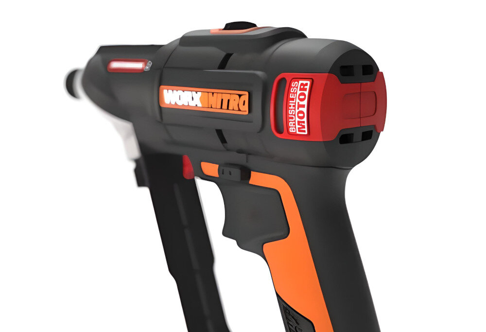 Wiertarko-wkrętarka WORX WX176.9 kompaktowe wymiary optymalne manewrowanie