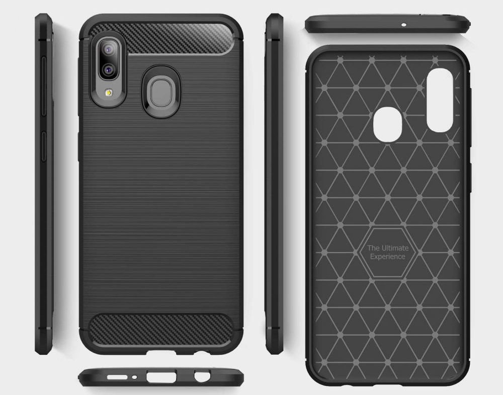 Etui TECH-PROTECT TPUCARBON GALAXY A10 dopasowanie