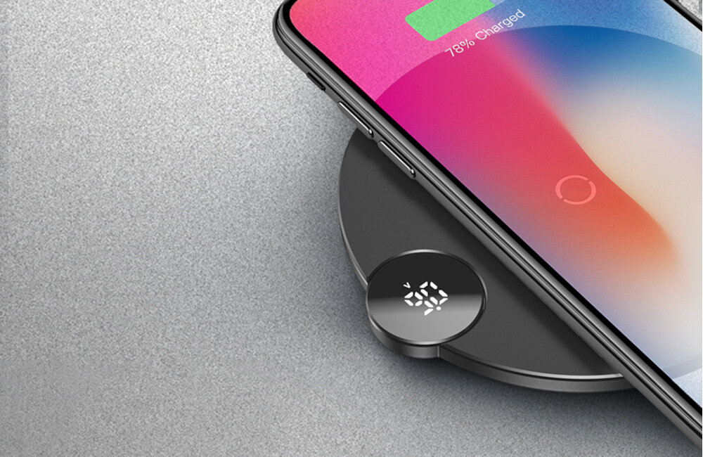 ŁADOWARKA INDUKCYJNA BASEUS WIRELESS CHARGER 10W - BIAŁA design obudowa wykonanie