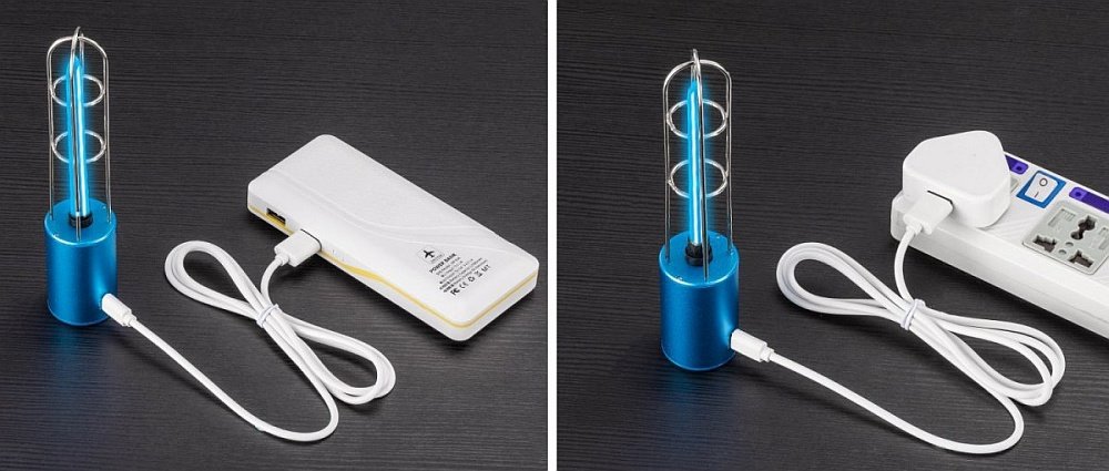 LAMPA STERYLIZACYJNA MEDIA-TECH 2 IN 1 bateria