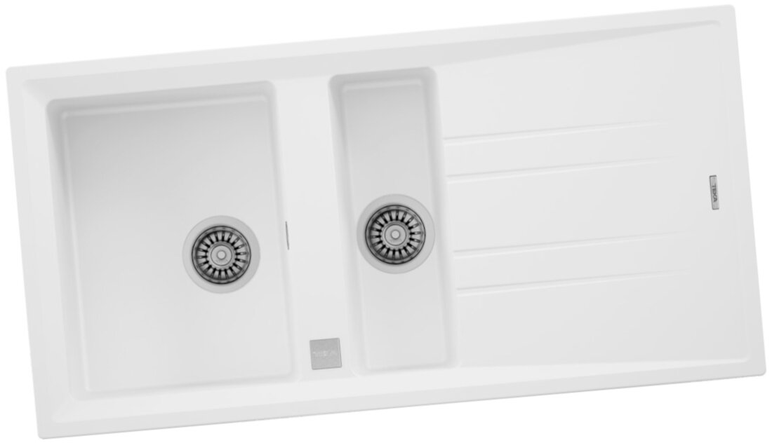 Zlewozmywak TEKA Stone 60 B-TG Bialy funkcja suszenia mozliwosci