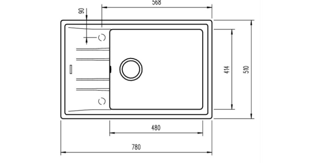 Zlewozmywak TEKA Stone 60 S-TG Topaz montaz klasyczny