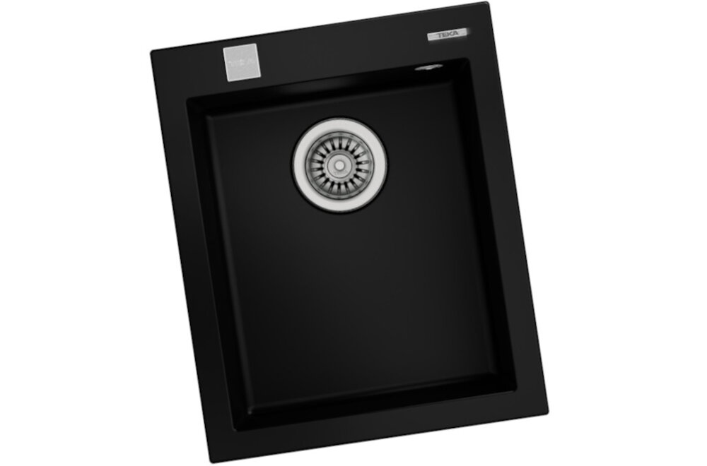 Zlewozmywak TEKA Forsquare 34.40 TG Czarny automatyczny korek wyposazenie