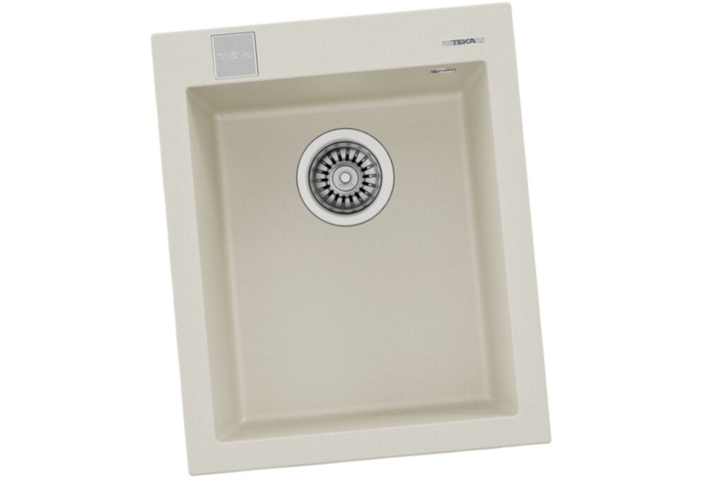 Zlewozmywak TEKA Forsquare 34.40 TG Kremowy automatyczny korek wyposazenie