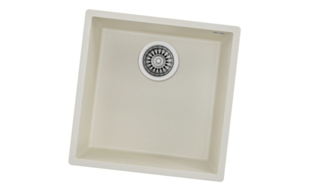 Zlewozmywak TEKA Square 40.40 TG Kremowy Kwadratowa komora prostota