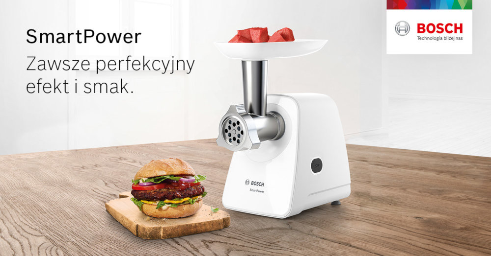 Maszynka do mięsa BOSCH MFW2500W Biały WYGLĄD