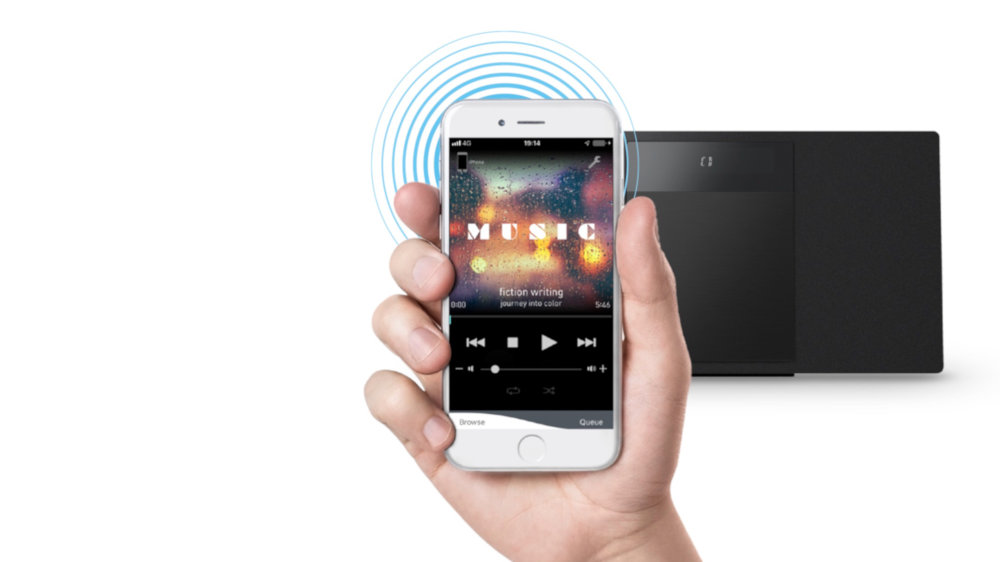 Wieża Panasonic SC-HC410G Srebrny - Bluetooth