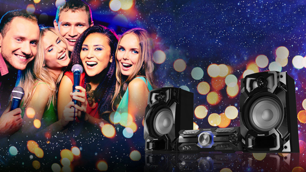 Power Audio PANASONIC SC-AKX520E - Tryb Karaoke