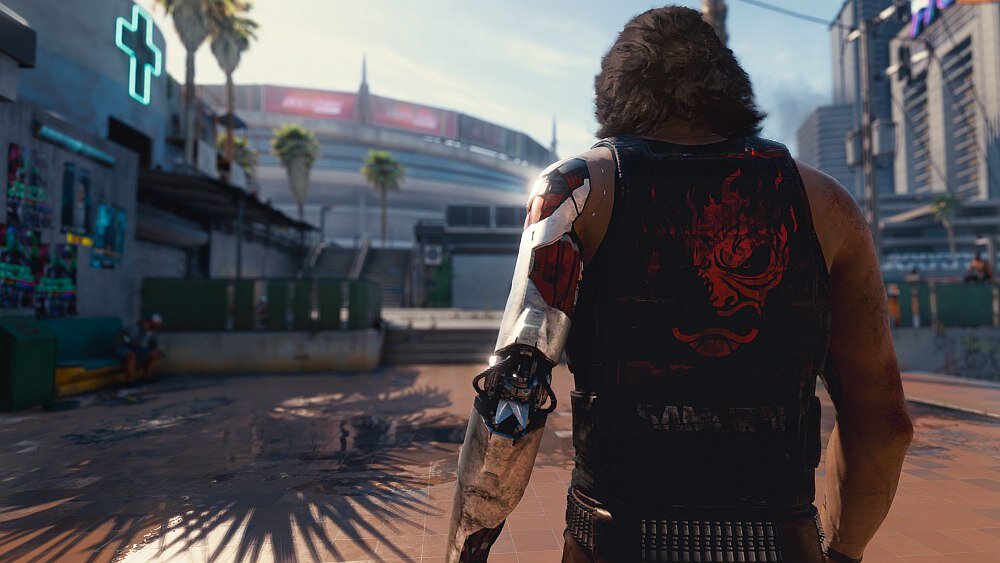 gra cdp red cyberpunk 2077 gameplay city