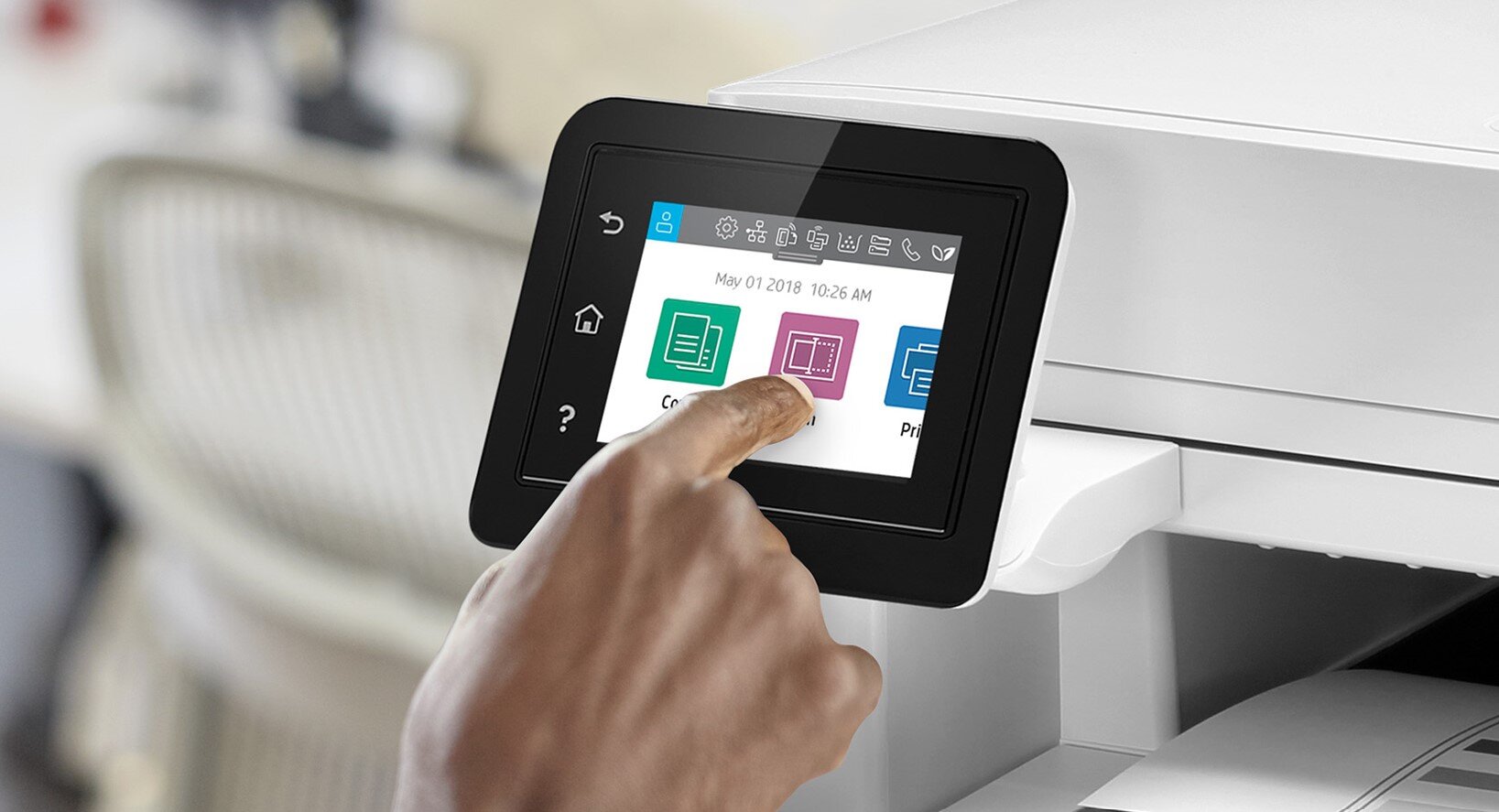Urządzenie HP LaserJet Pro M428fdw drukowanie skanowanie kopiowanie tusz jakość kolor czerń zbiornik przyciski płynność oszczędność wymiary Rozdzielczość druku