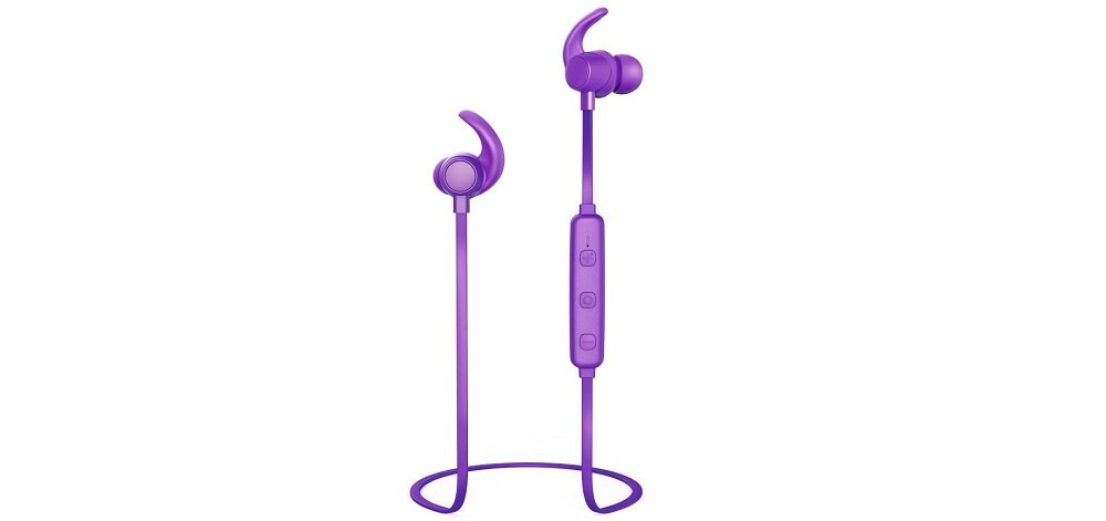 Słuchawki dokanałowe THOMSON Wear7208 Fioletowy widok ogólny front