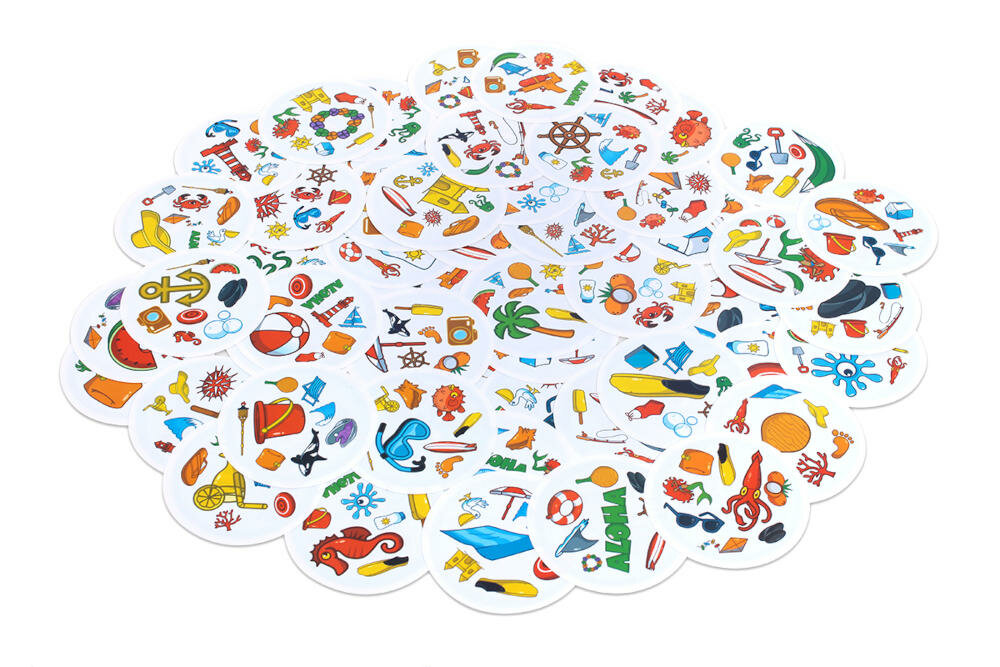 REBEL-DOBBLE-WODOODPORNE karty symbole jezioro basen wanna wygrana