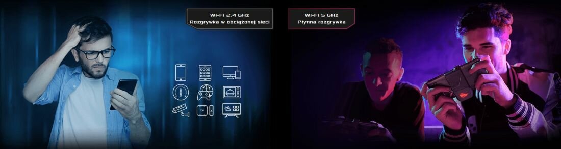 Router ASUS Rog Rapture GT-AC2900 - Dwie częstotliwości