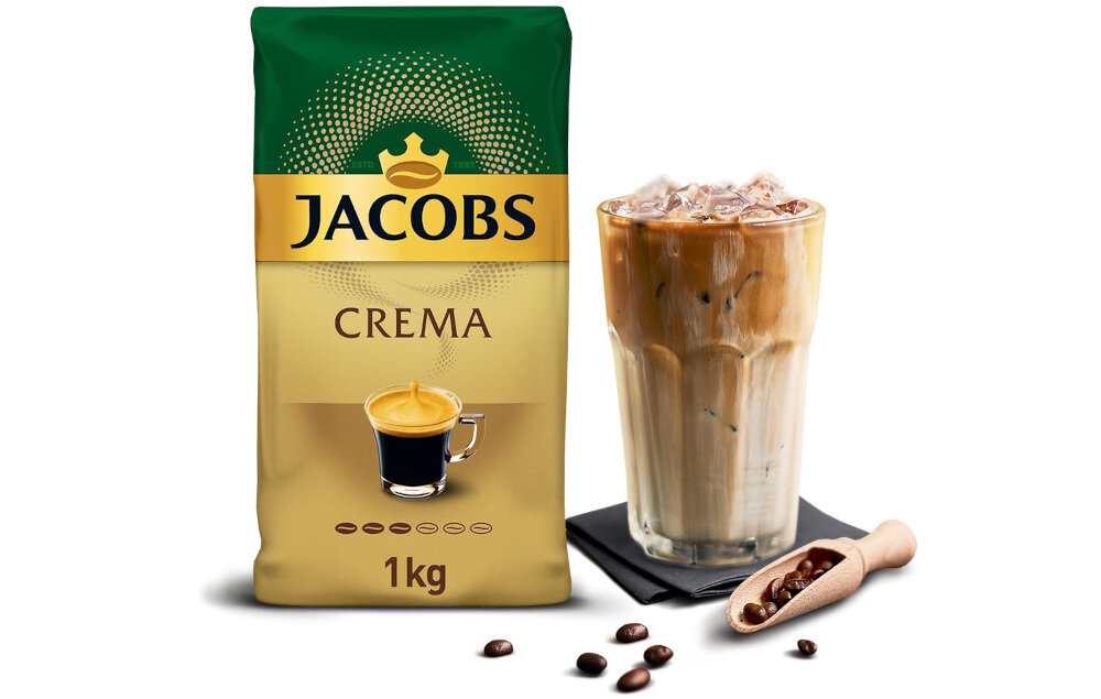 Kawa ziarnista JACOBS Crema 1 kg smak aromat baza