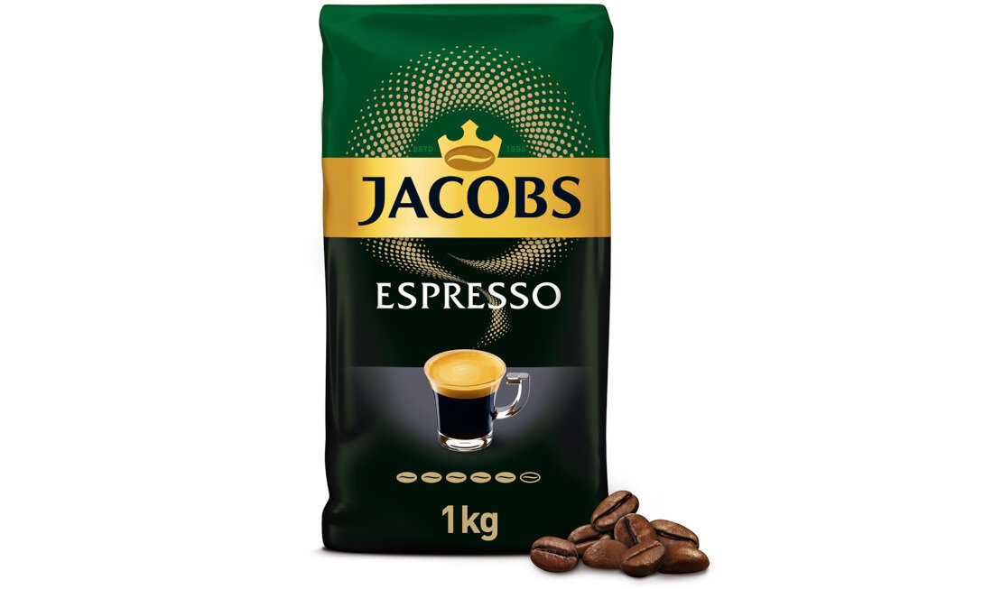 Kawa ziarnista JACOBS Espresso 1 kg doswiadczenie tradycja